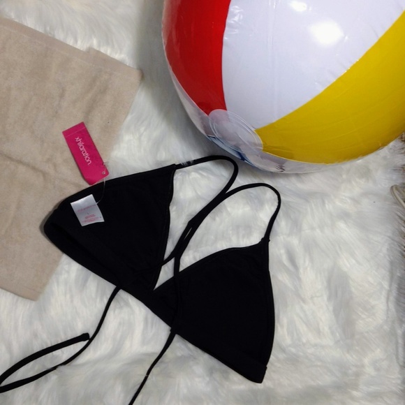 Xhilaration Women's Triangle MultiColor Bikini Top - Picture 3 of 8